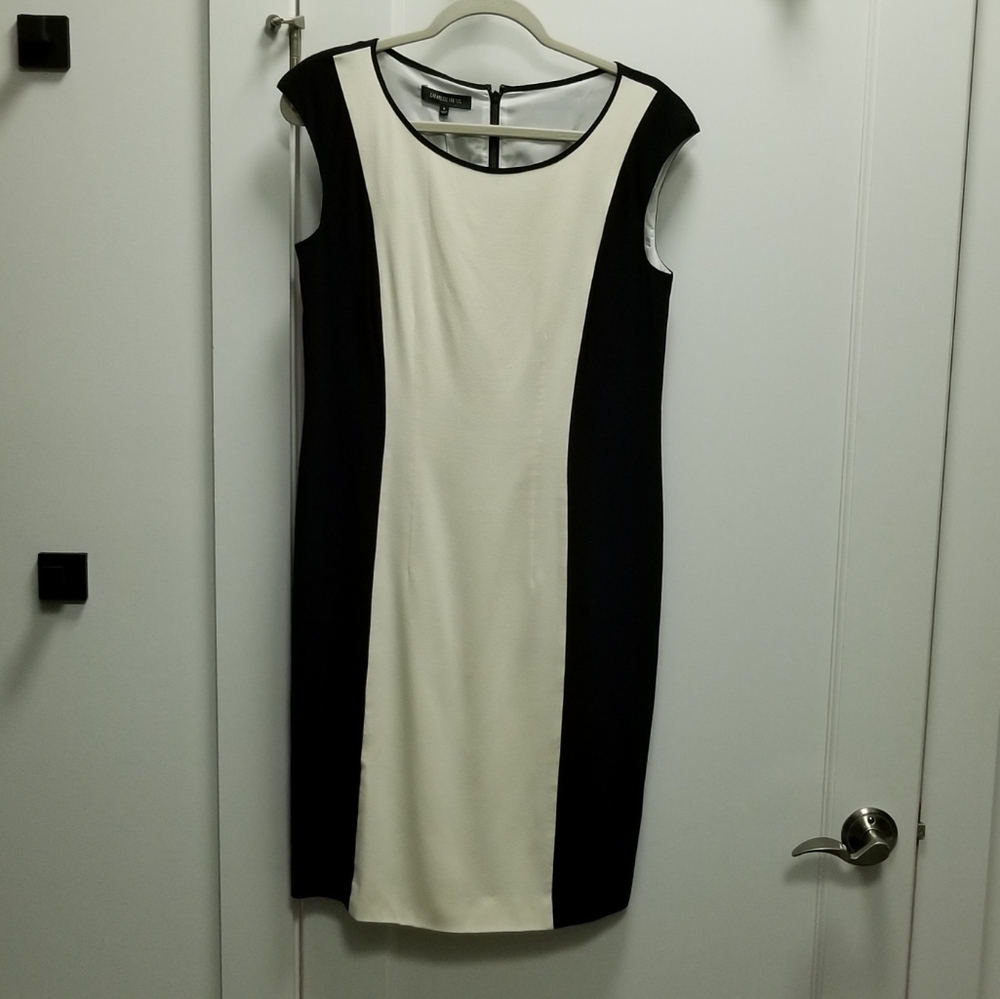 NWT Lafayette 148 color block dress